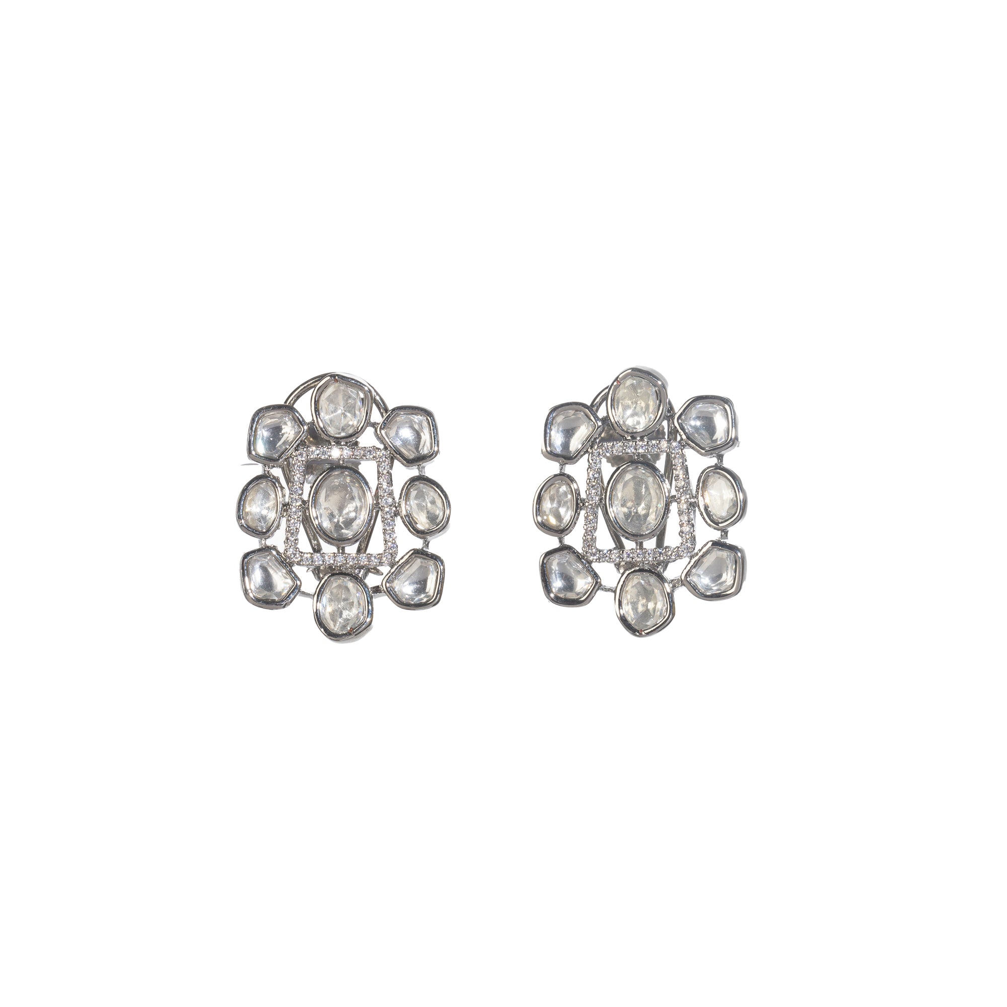 "Understated zircon necklace offers classic elegance and sparkle."