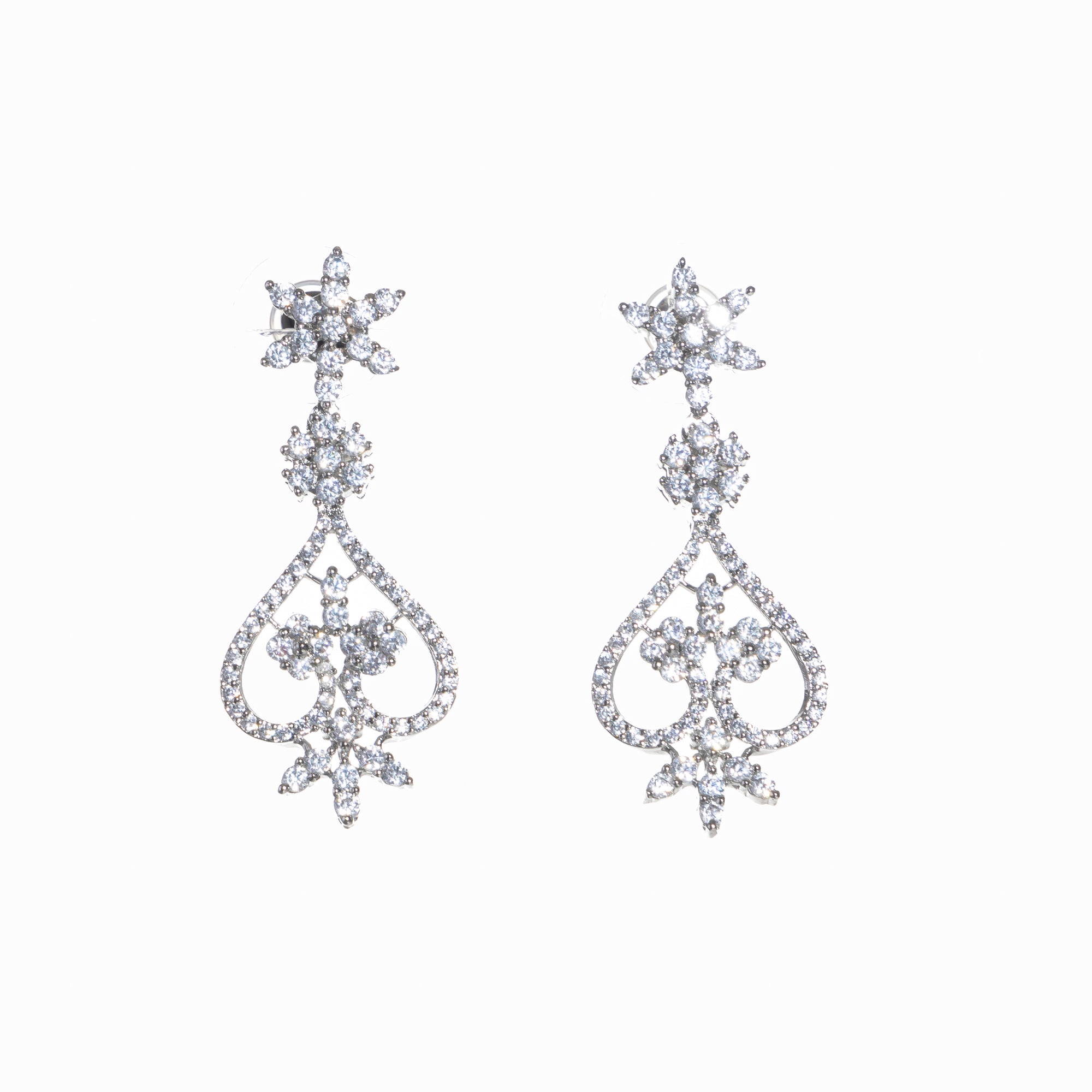 "Zircon necklace sparkles with dazzling brilliance for timeless elegance."
