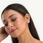 " ""Rosegold zircon pendant set with a starry look, ideal for office wear, adding a touch of charm.""
"
