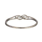"Elegant zircon infinity bracelet, perfect for party wear, offering a timeless and chic style."
