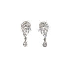 "Zircon mangalsutra in black and silver, blending traditional charm with radiant modern sparkle."
