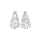 "Heavy white zircon necklace exudes timeless brilliance and sophisticated allure."
