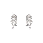 Silver zircon pendant shines with refined elegance for a timeless look.
