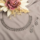Bold black zircon necklace offering a striking and sophisticated contrast for festivals.
