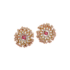 Classic round pearl earrings for an elegant and timeless traditional look
