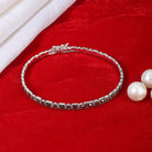 "Stylish 925 silver bracelet with intricate designs, ideal for everyday elegance."
