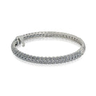  "Stunning 925 silver ring bracelet, blending elegance with modern design for a chic look."
