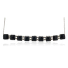 Sleek 925 silver dangler earrings with modern design, perfect for a beautiful festive look.
