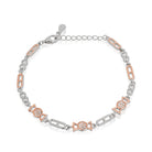 Sleek 925 silver chain bracelet, a simple yet elegant accessory for casual and everyday wear.

